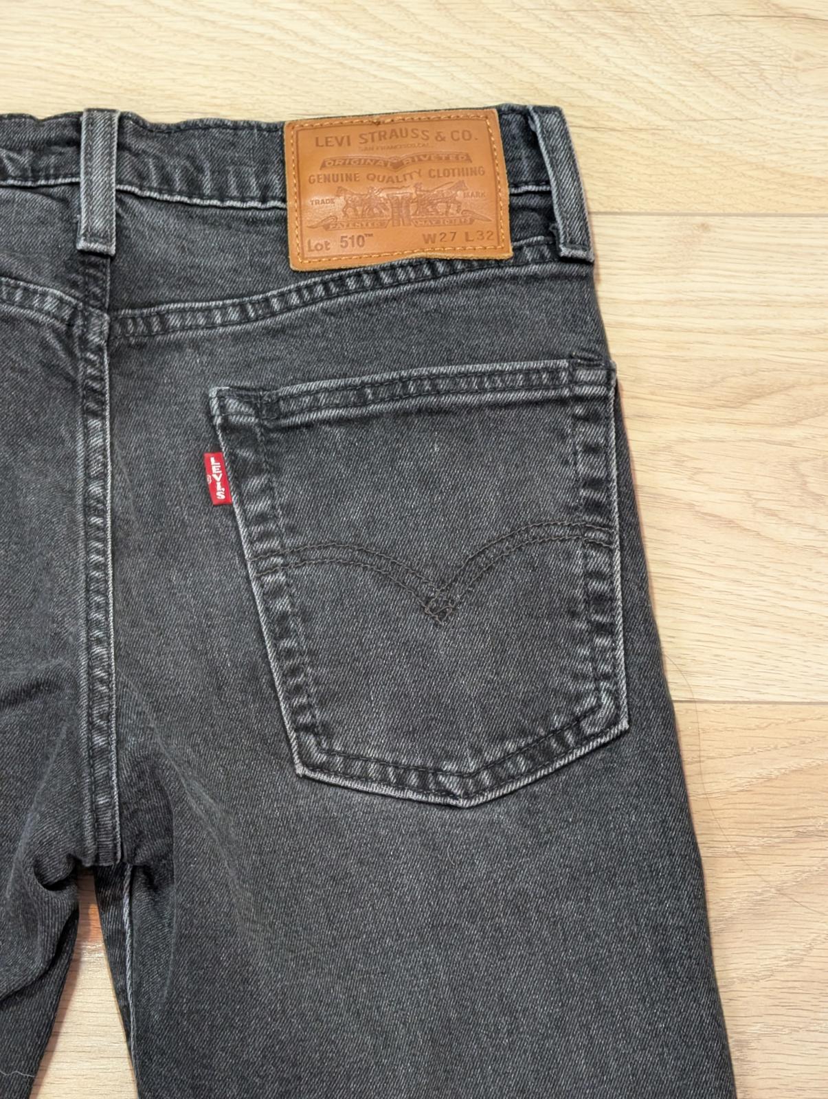 Levi's Men's 510 Skinny Jeans - Black - Size 27W 32L