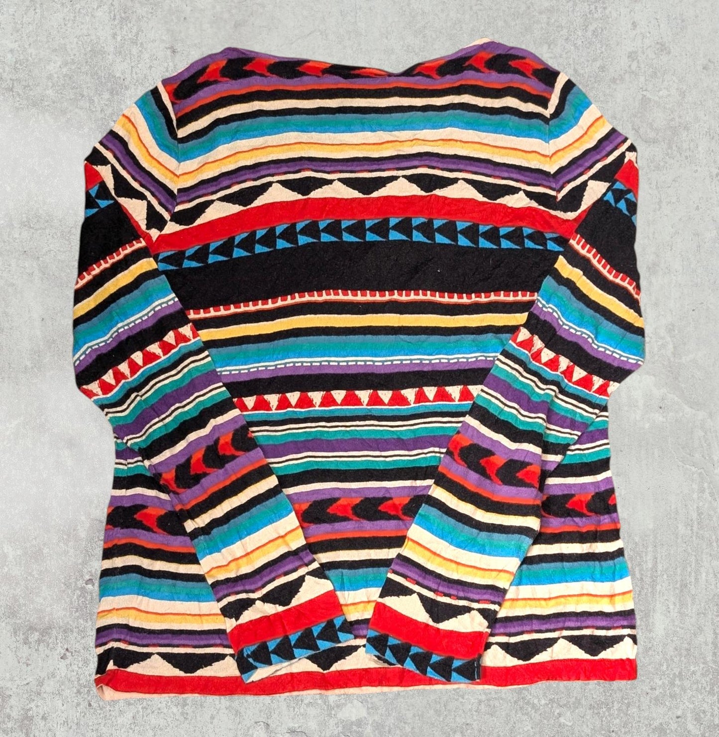 Chaps Women's Long Sleeved T Shirt - Multicoloured - Size XL