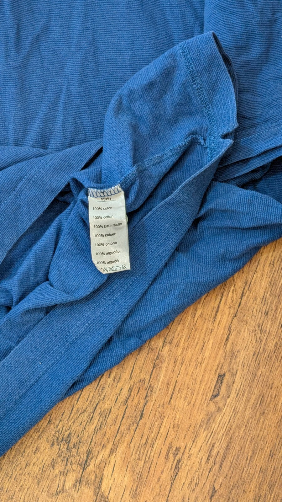 Lacoste Men's Polo T Shirt - Blue - Size 5 / Large