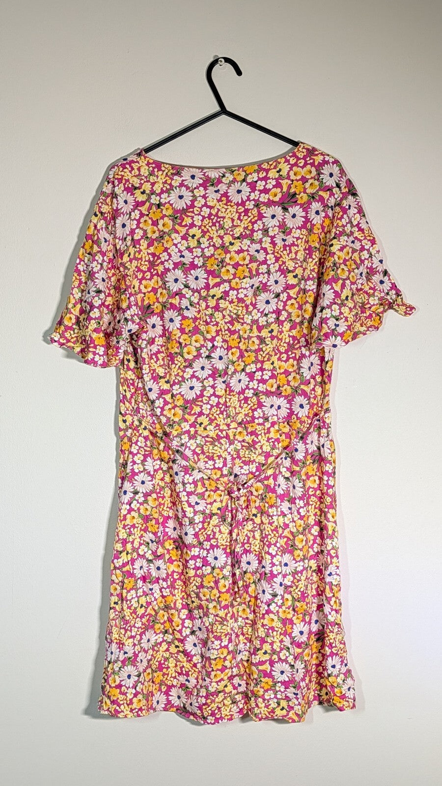 F&F Women's Floral Dress - Pink - Size 14