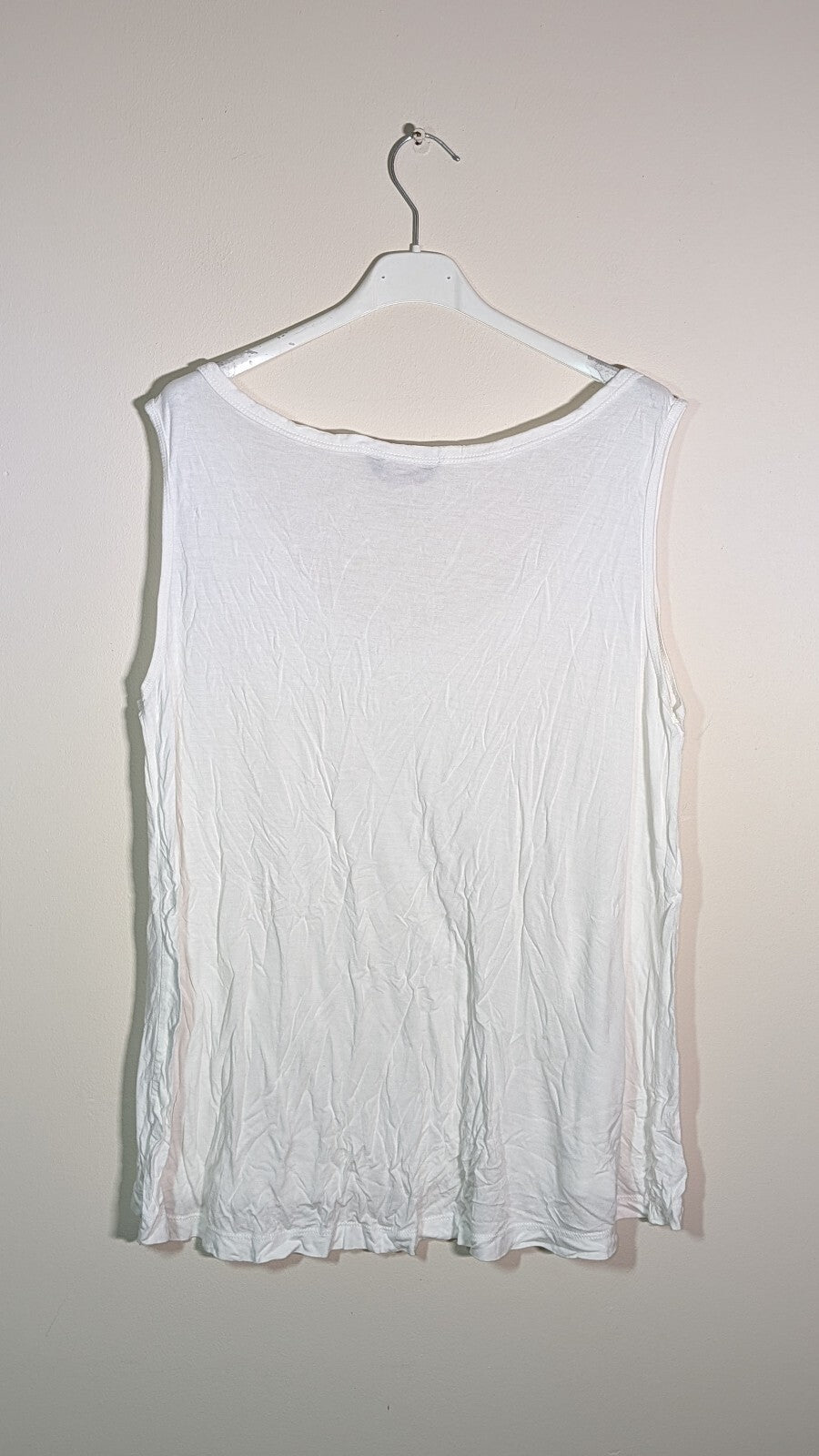 Miss Selfridge Women's Vest T Shirt - White - Size 16