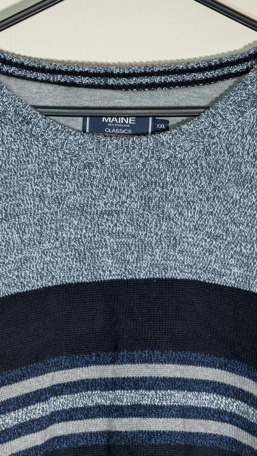 Maine Men's Sweatshirt Jumper - Blue - Size XXL