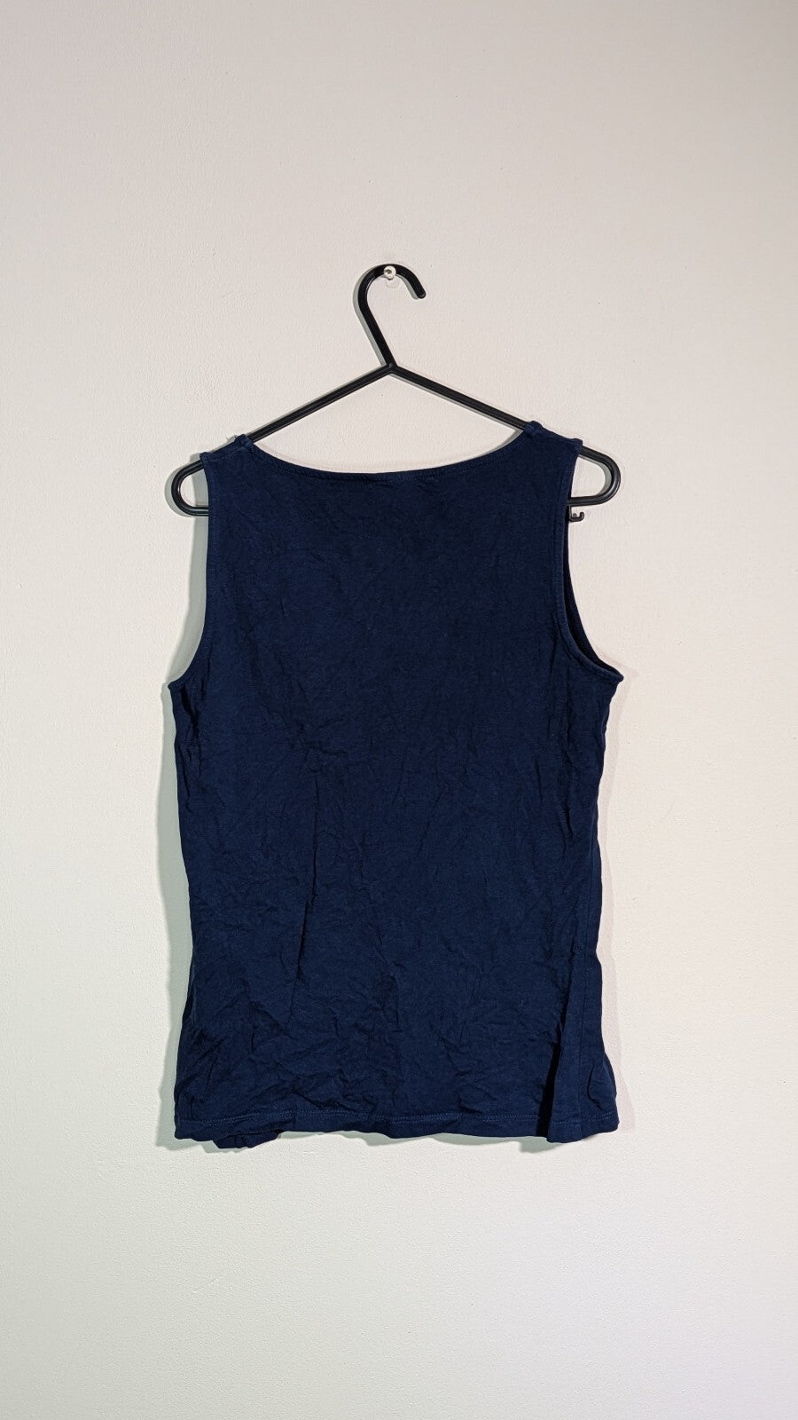 Beloved Women's Vest T Shirt - Navy - Size Medium