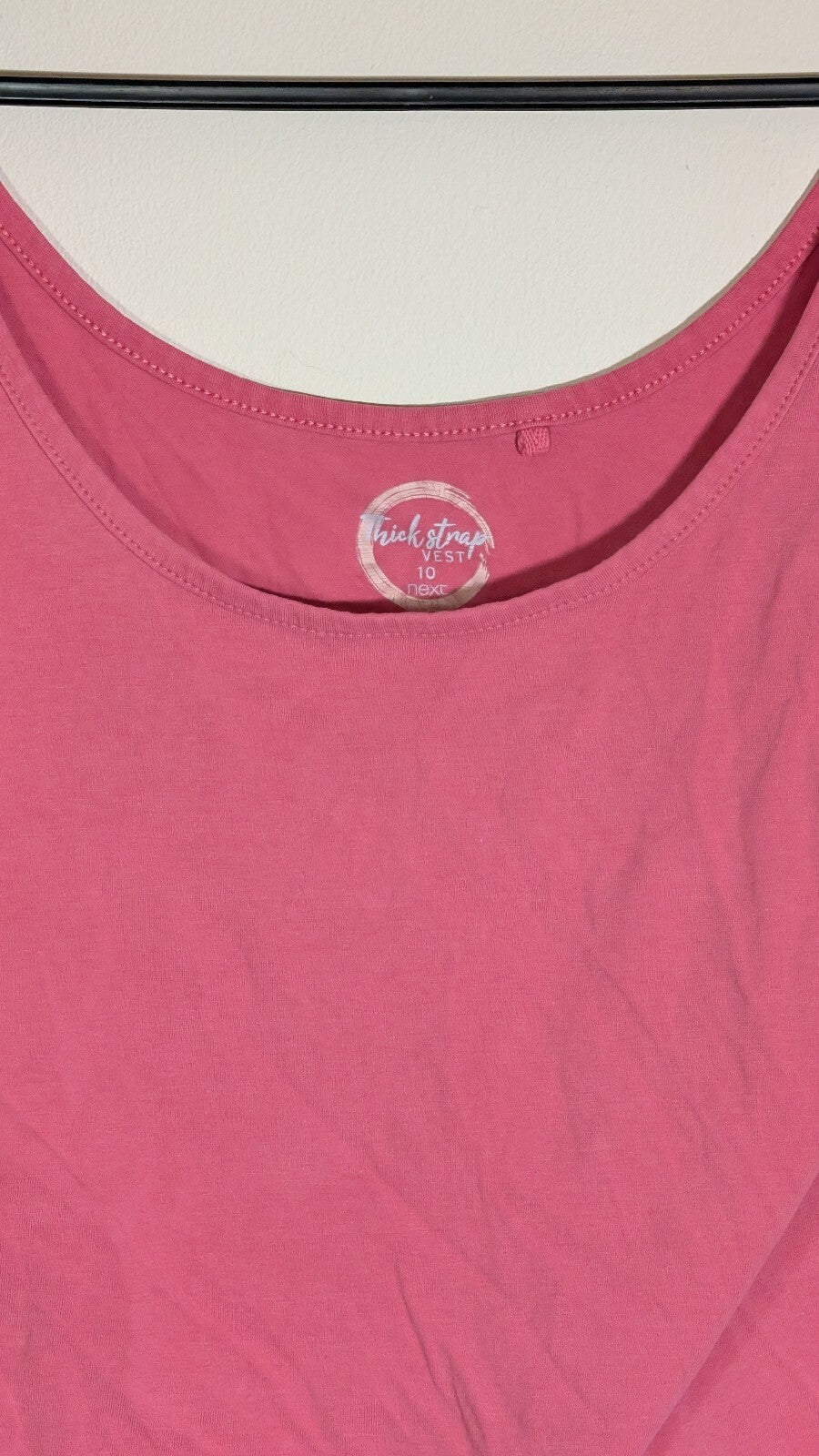 Next Women's Vest T Shirt - Pink - Size 10