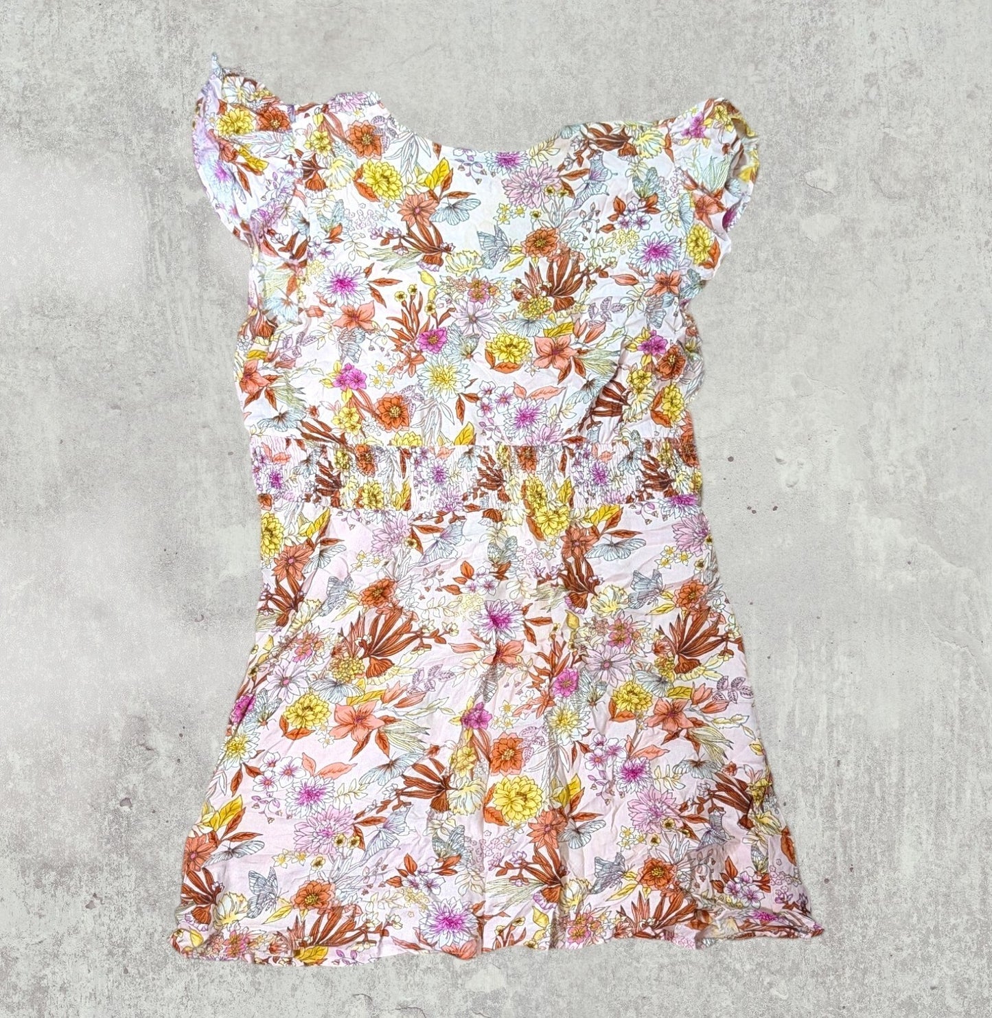 Blue Vanilla Women's Floral Dress - Pink - Size 14