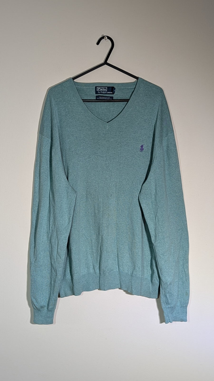 Ralph Lauren Men's Sweatshirt Jumper - Green - Size XXL
