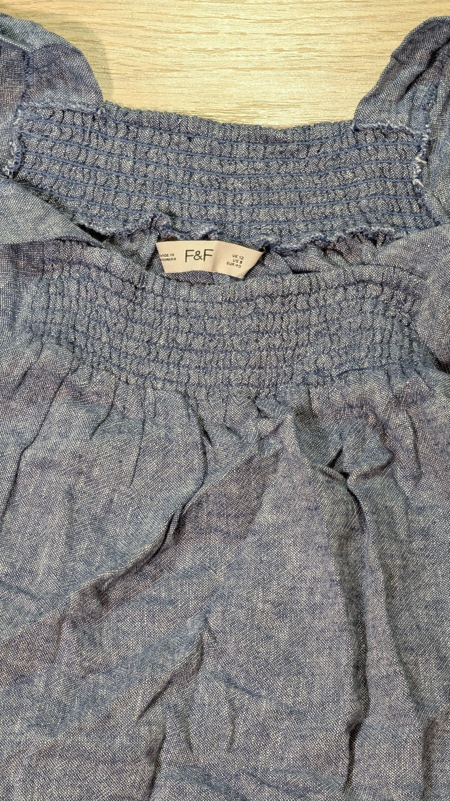 F&F Women's Dress - Blue - Size 12