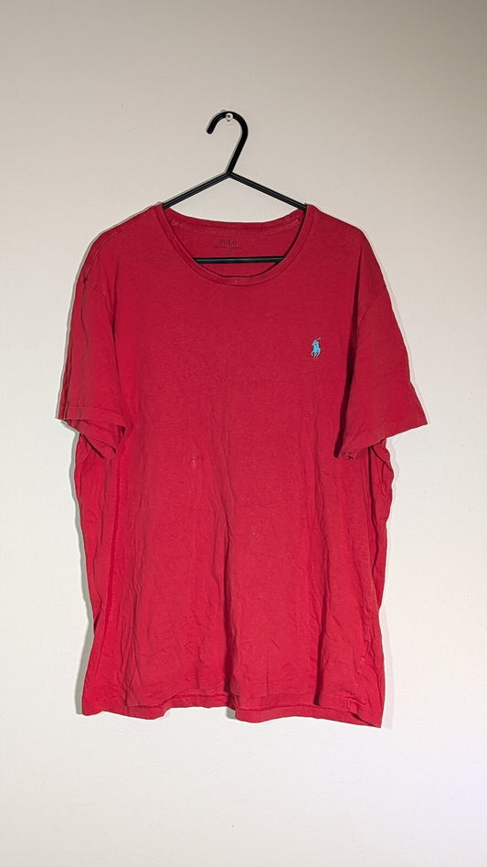 Ralph Lauren Men's Custom Fit T Shirt - Red - Size Large