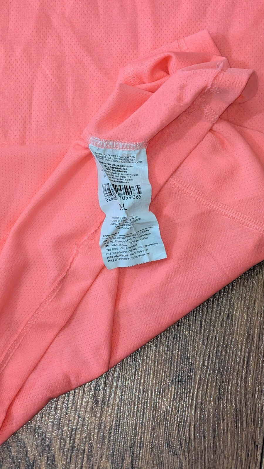 Ipso Women's Gym T Shirt - Pink - Size XL