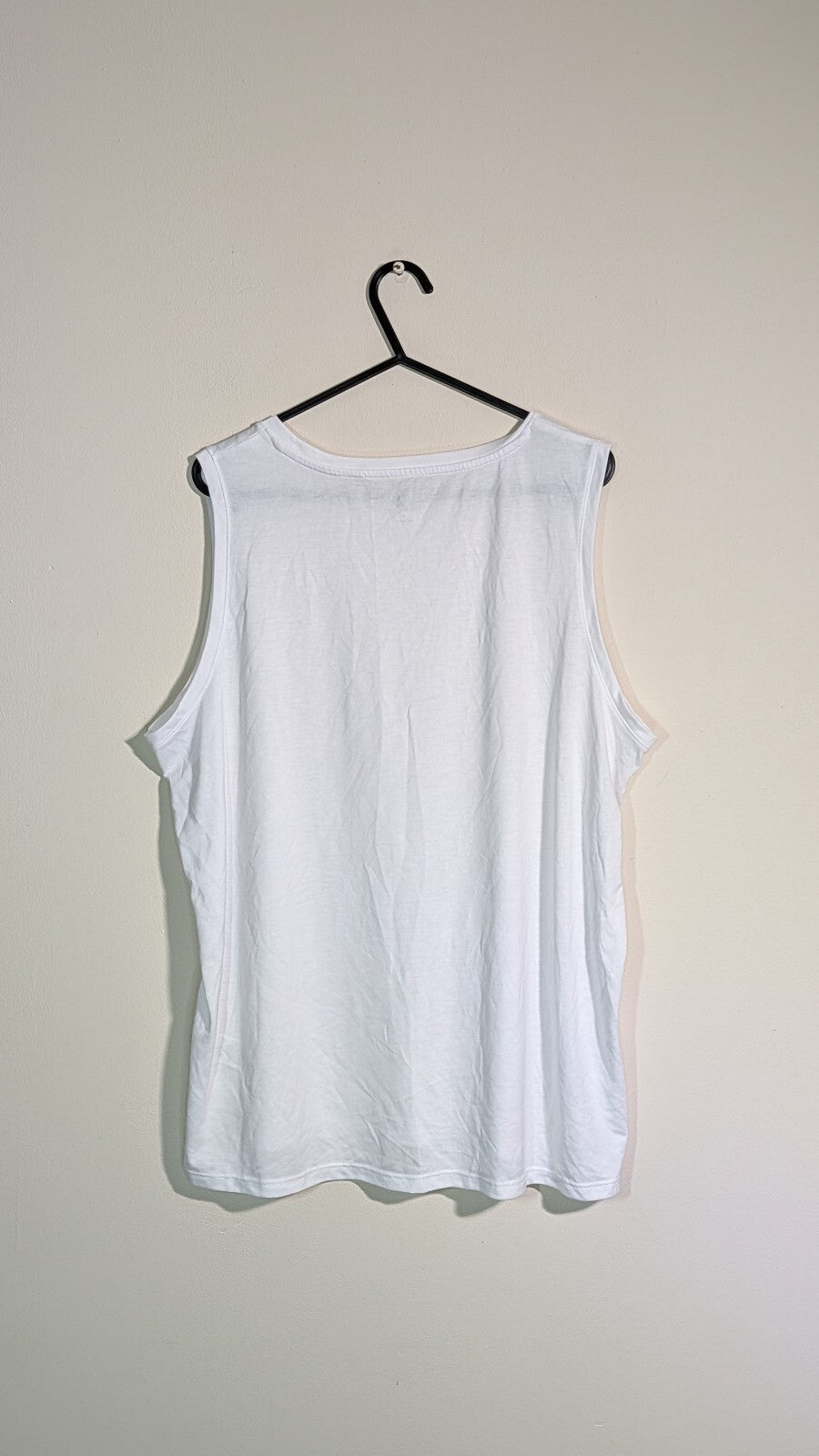 M&S Women's Vest T Shirt - White - Size 18