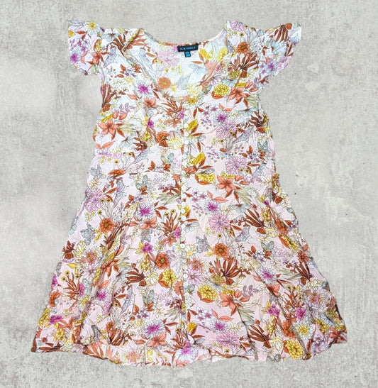 Blue Vanilla Women's Floral Dress - Pink - Size 14