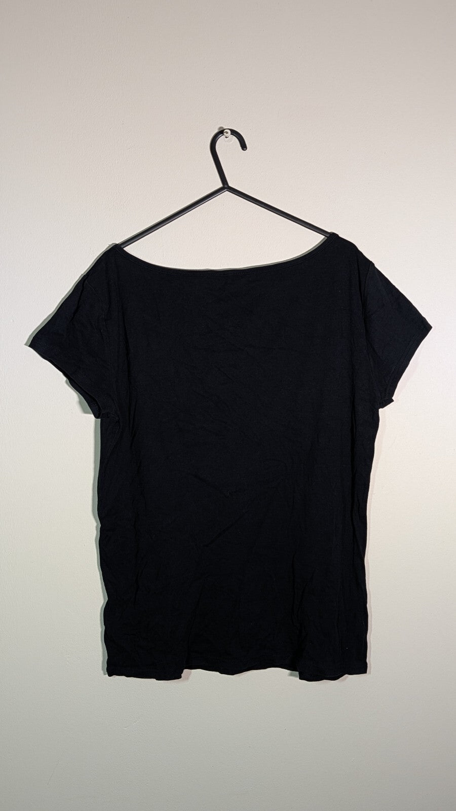 Dorothy Perkins Women's T Shirt - Black - Size 16