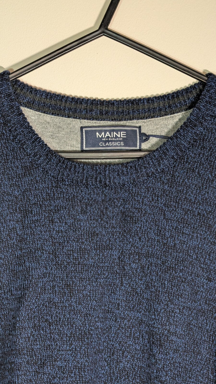 Maine Men's Sweatshirt Jumper - Blue - Size XL