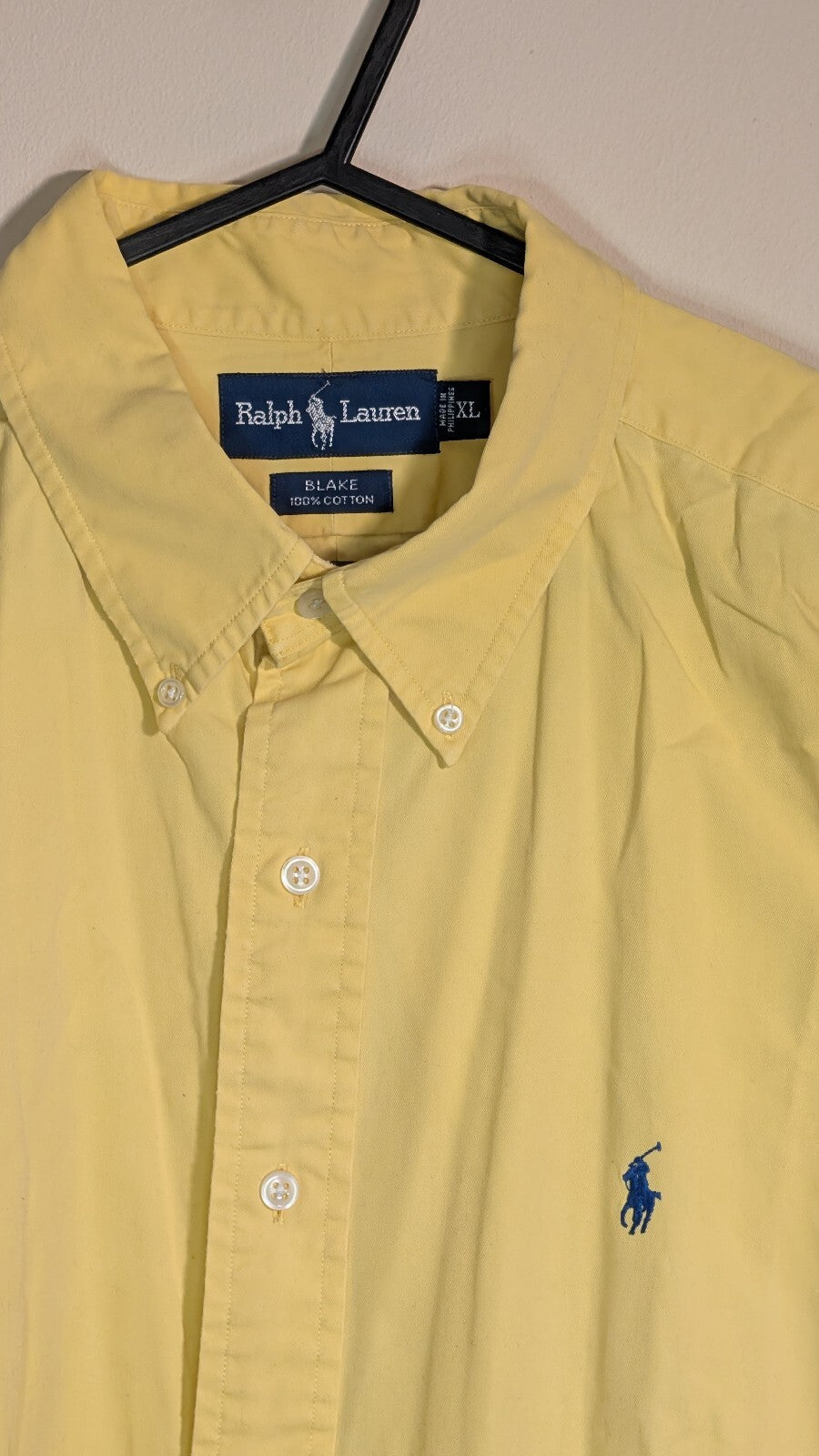 Ralph Lauren Men's Blake Shirt - Yellow - Size XL