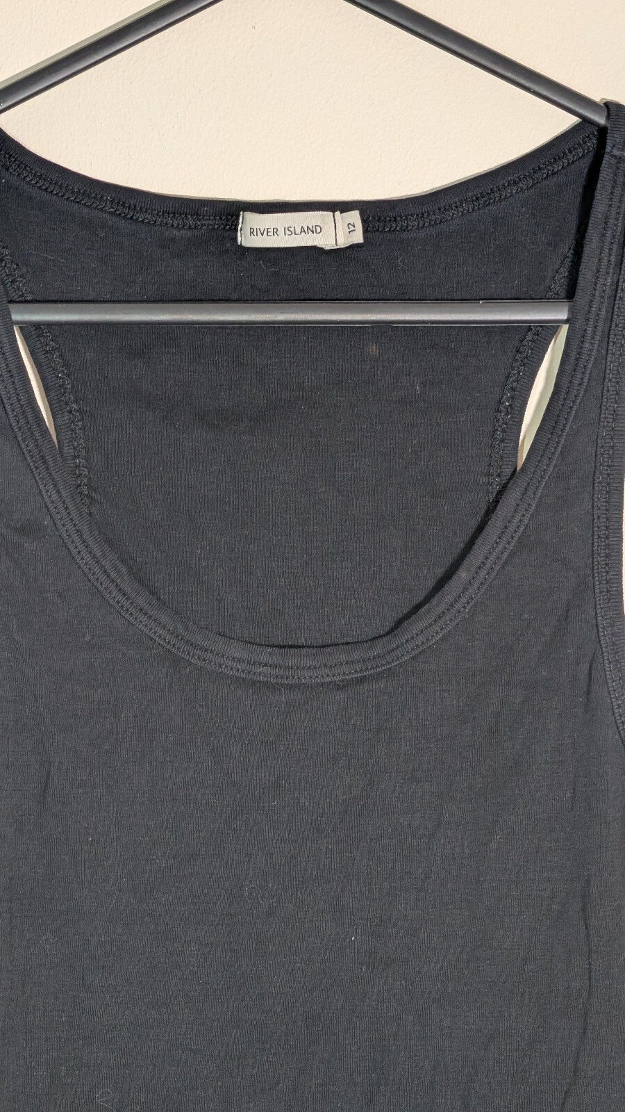 River Island Women's Vest - Black - Size 12