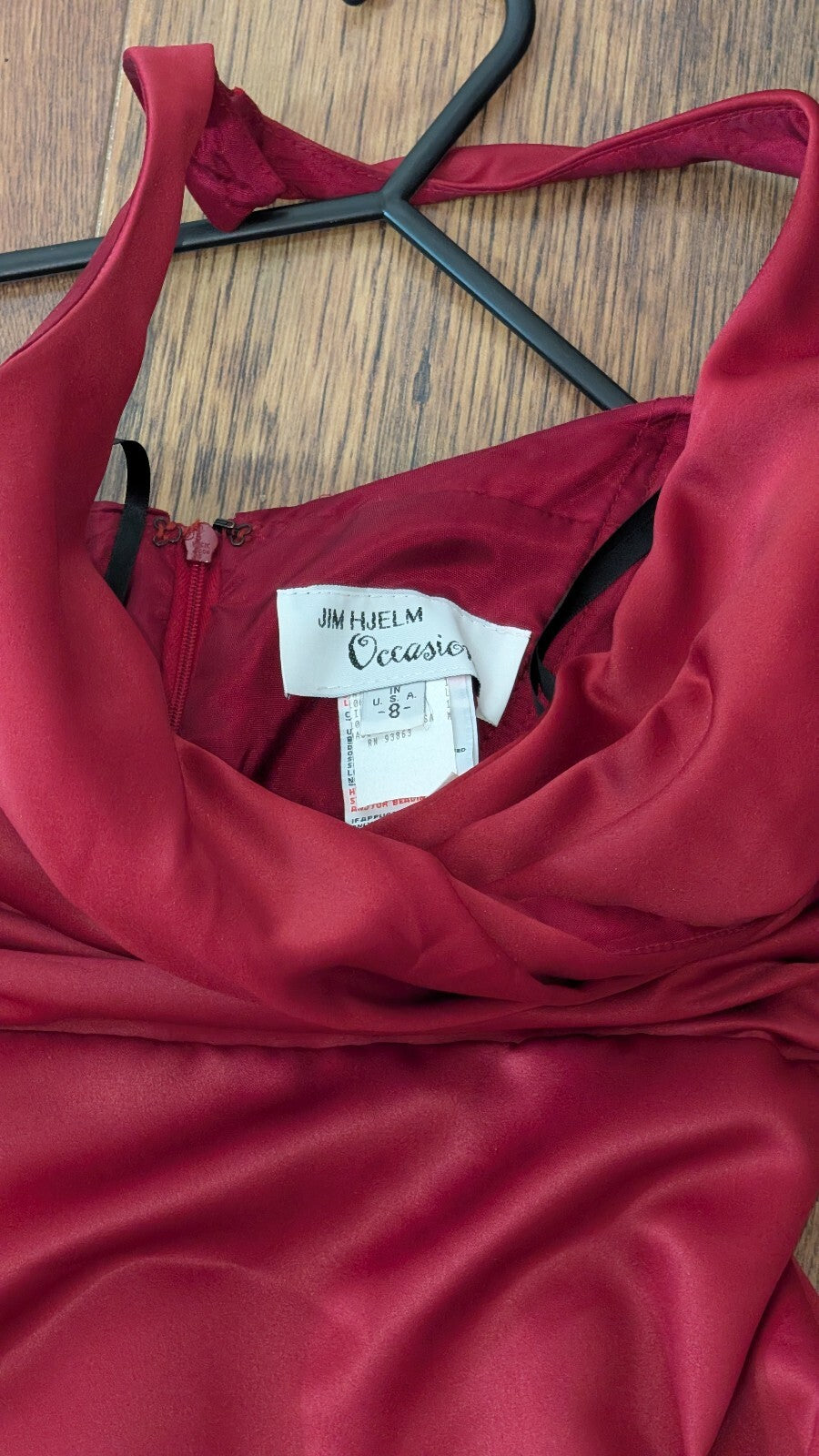 Jim Hjelm Women's Dress - Red - Size 8