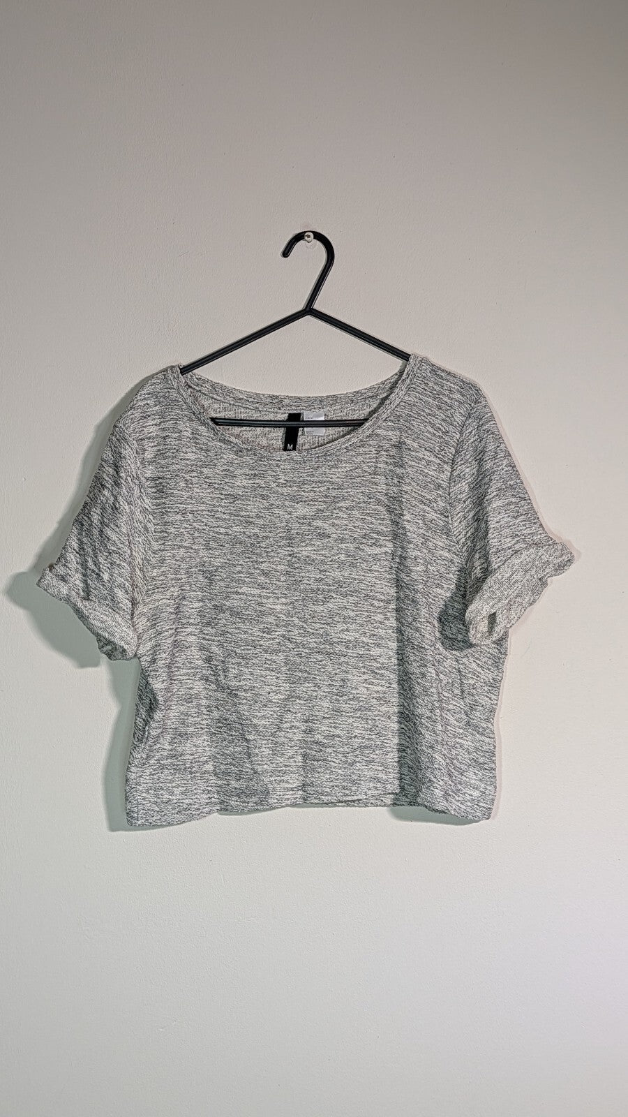 H&M Women's T Shirt - Grey - Size Medium