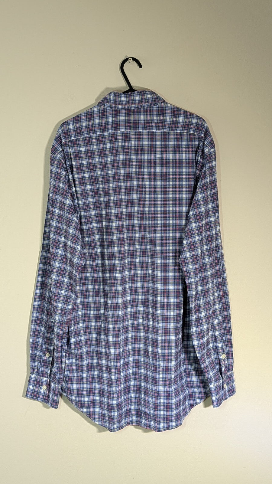 Ralph Lauren Men's Performance Check Shirt - Blue - Size Large