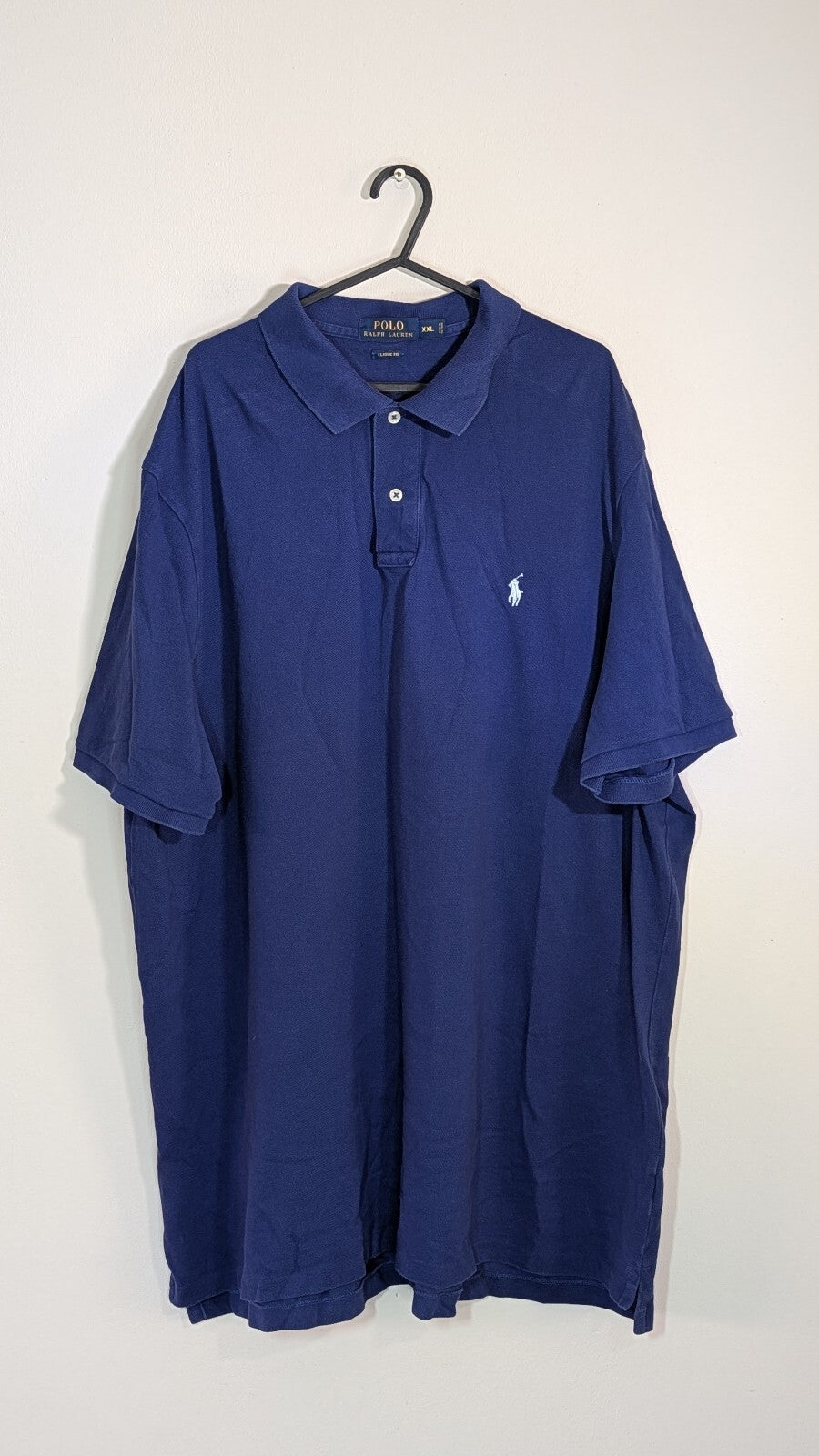 Ralph Lauren Men's Classic Fit Polo T Shirt - Blue - Size XXL