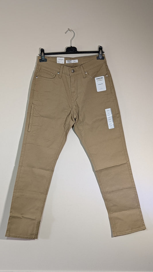 Levi's Men's Athletic Chino Trousers - Tan - Size 29W 32L
