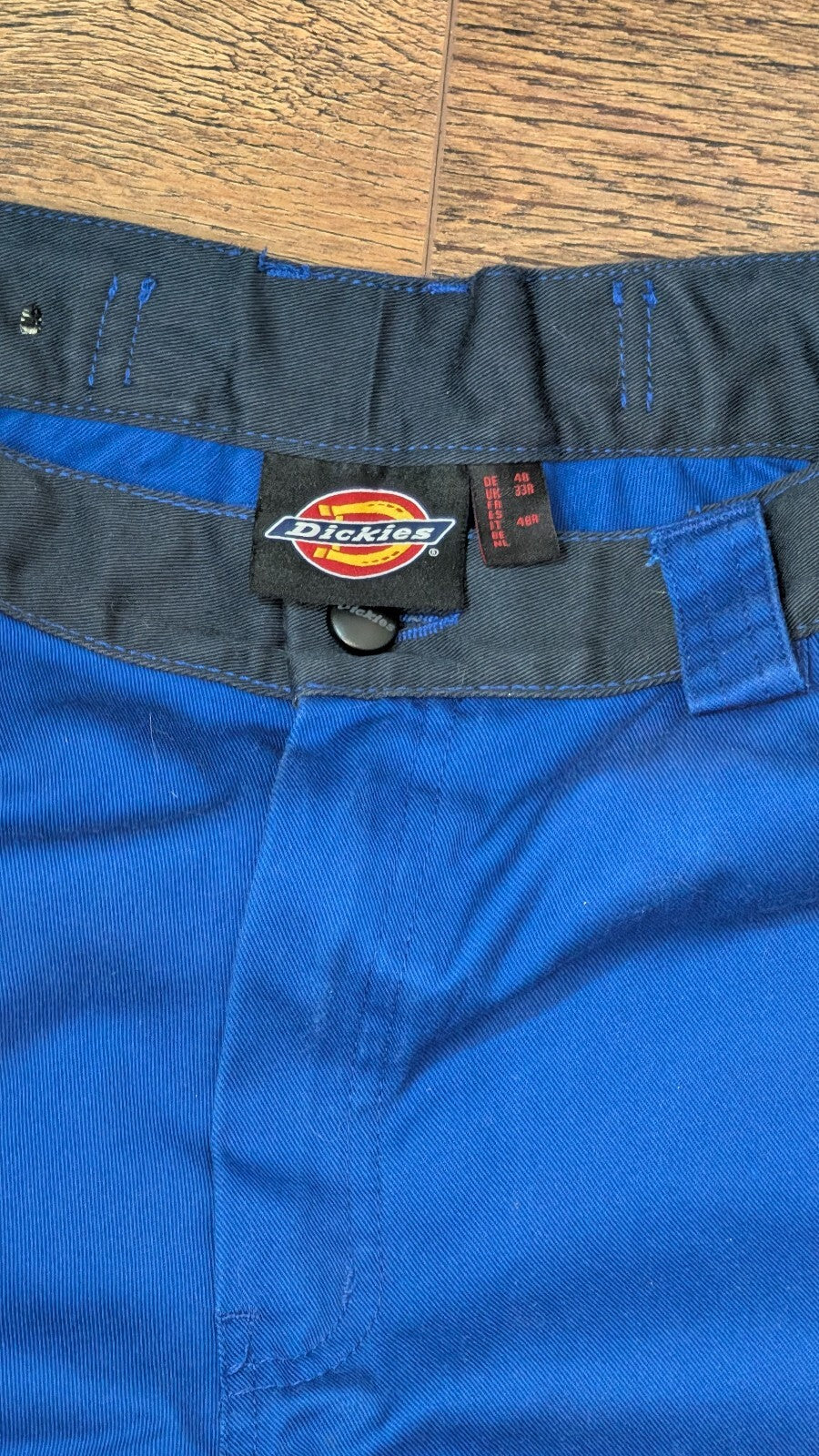 Dickies Men's Work Trousers - Blue - Size 32W 30L