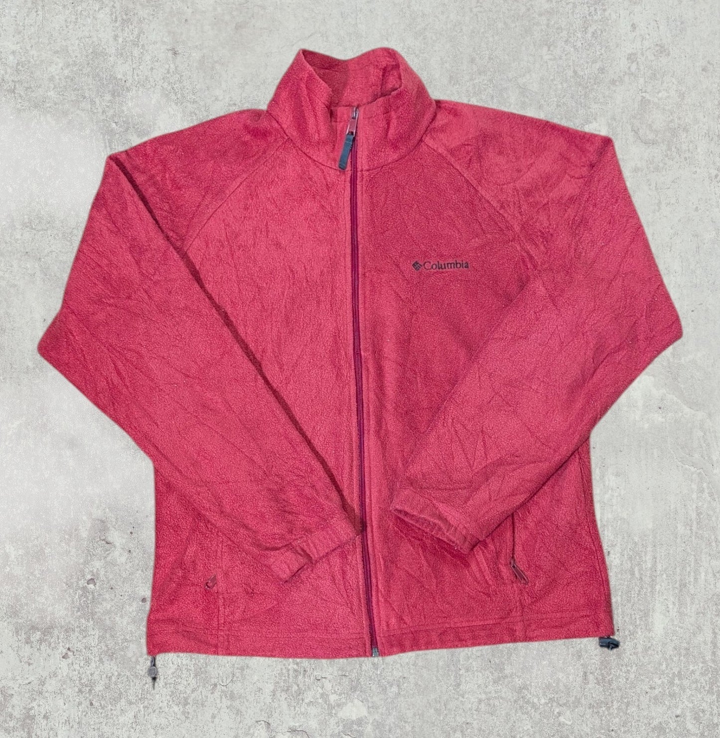 Columbia Women's Fleece Jacket - Red - Size Large