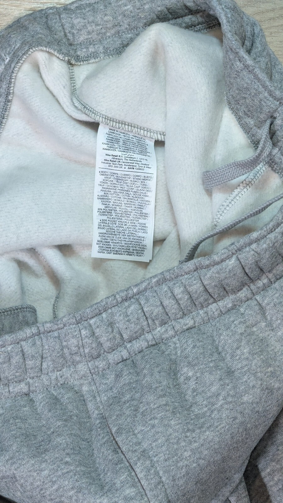 Nike Men's Joggers - Grey - Size XL