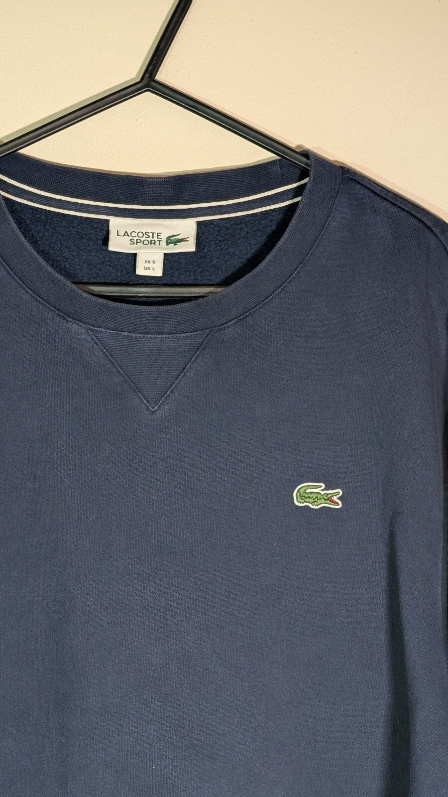 Lacoste Men's Sweatshirt Jumper - Navy - Size 5 / Large