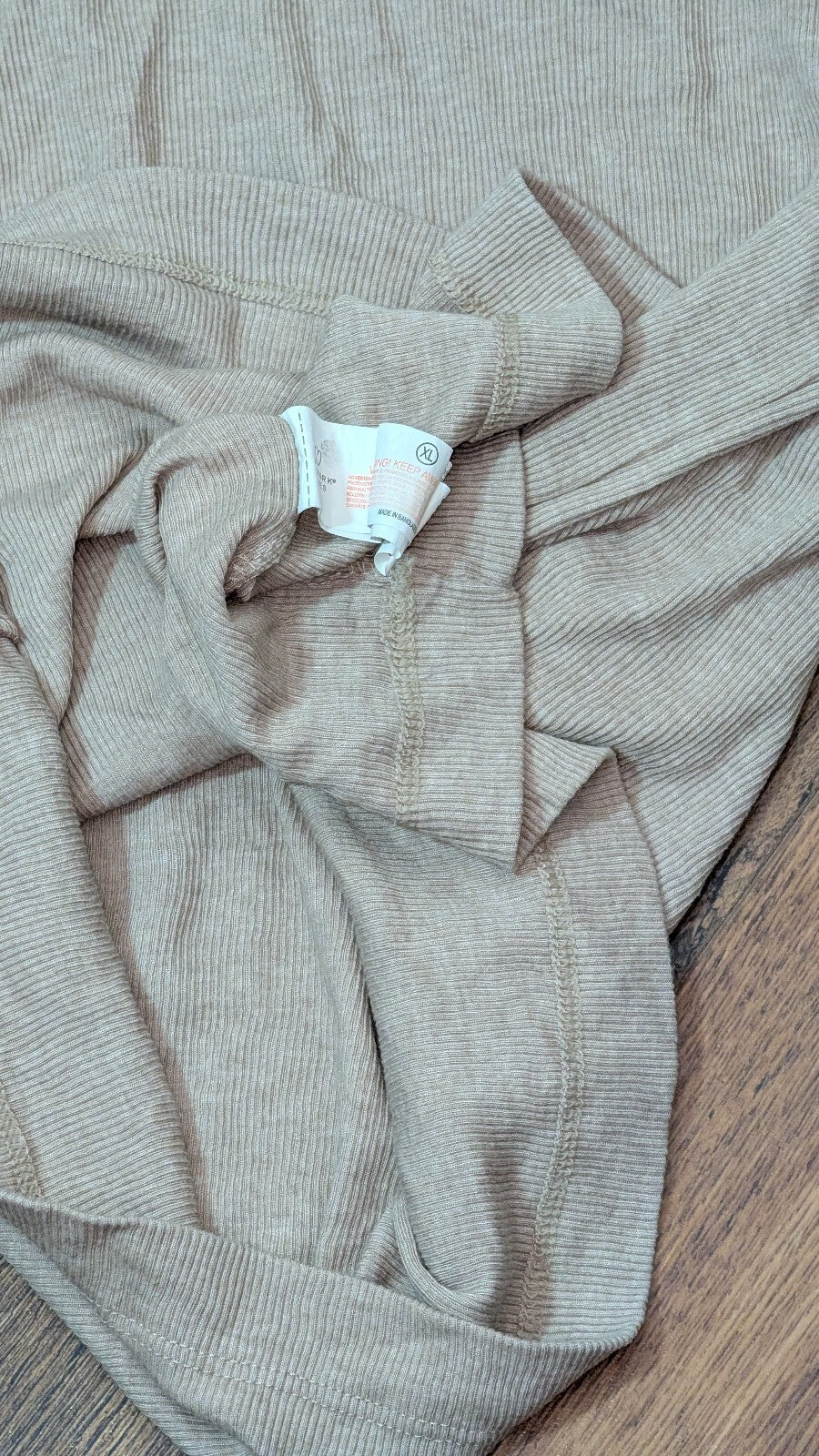Primark Women's T Shirt - Beige - Size XL