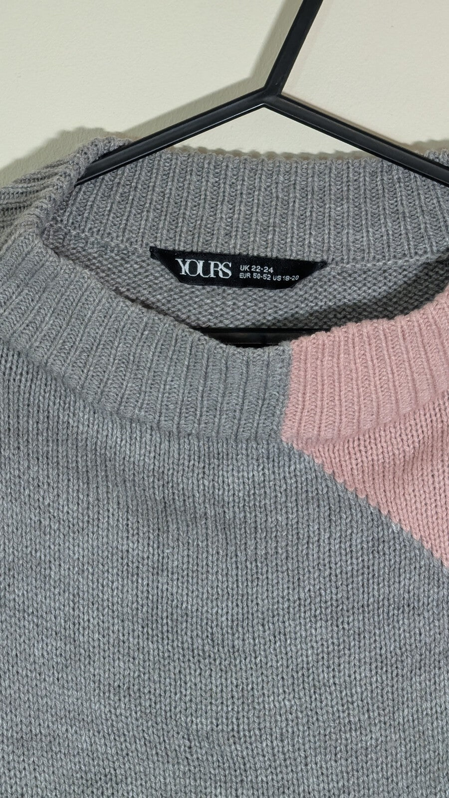 Yours Women's Sweatshirt Jumper - Grey - Size 22