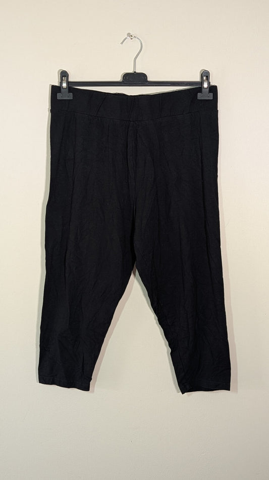 Nutmeg Women's Crop Leggings - Black - Size 18