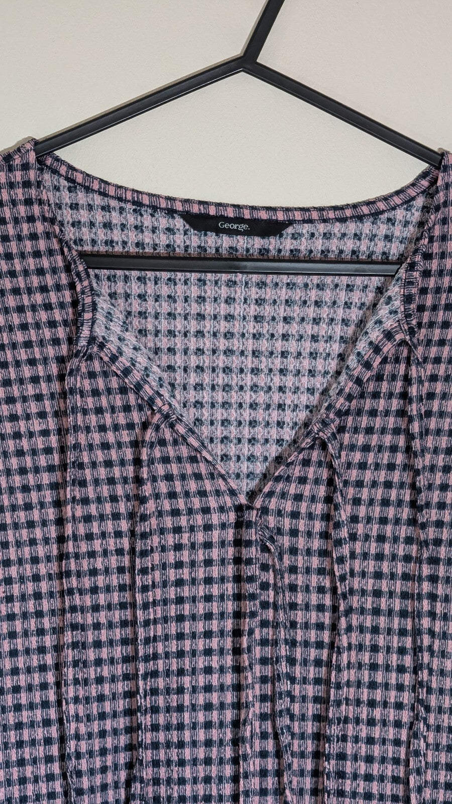 George Women's Check Dress - Pink - Size 14