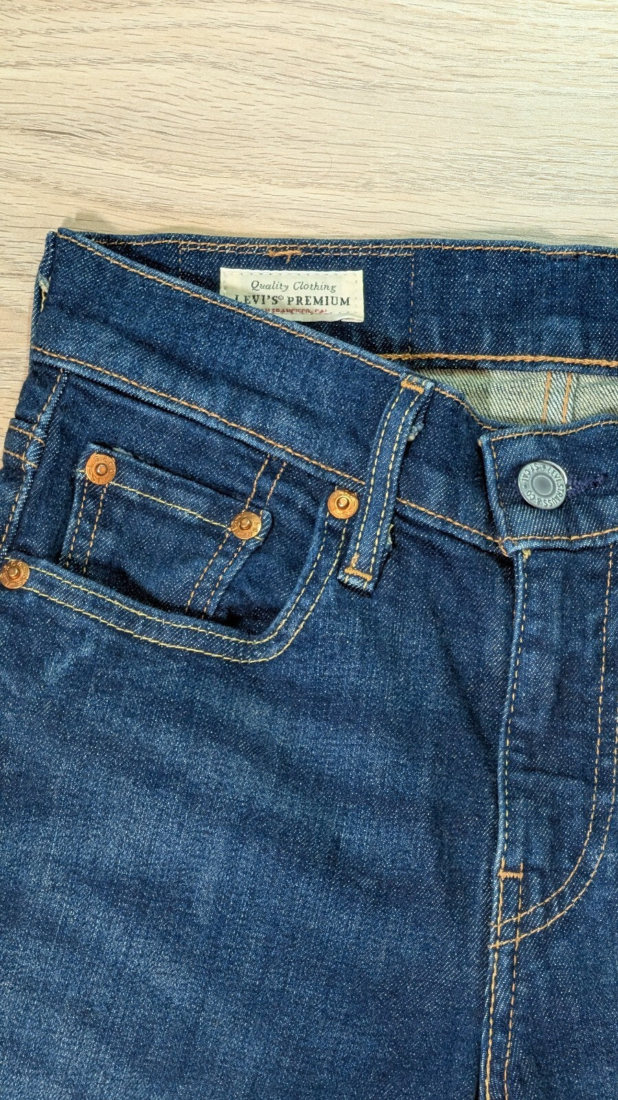 Levi's Men's Skinny Taper Jeans - Blue - Size 27W 30L