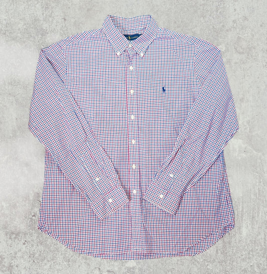 Ralph Lauren Men's Check Shirt - Red - Size XL