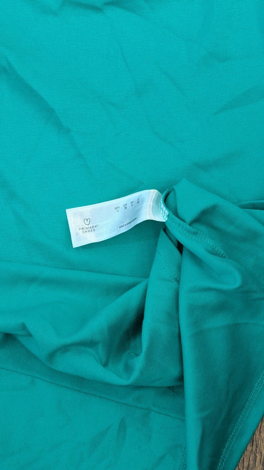 Primark Women's Dress - Green - Size 10