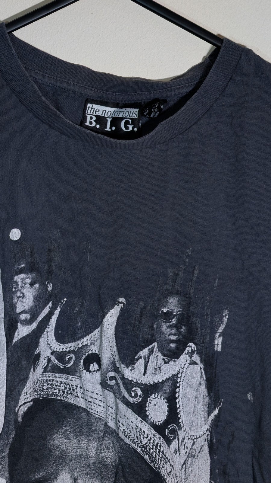 Primark Women's Notorious B.I.G T Shirt - Grey - Size Small