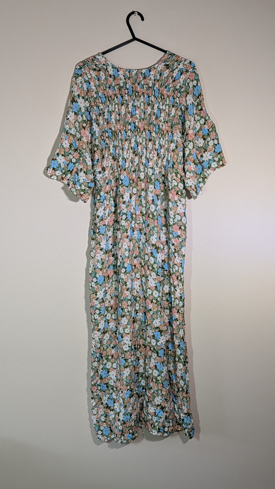 Miss Lady Women's Floral Dress - Green - Size Medium