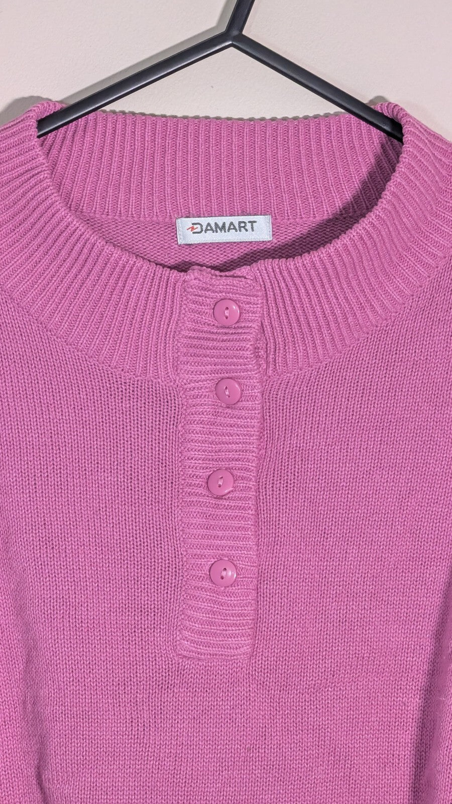Damart Women's Sweatshirt Jumper - Pink - Size 22