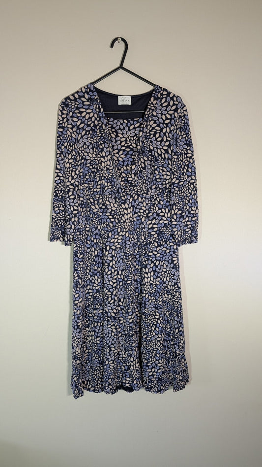 Eastex Women's Dress - Blue - Size 14
