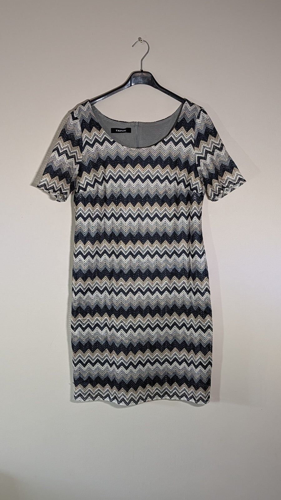 Taifun Women's Dress - Navy - Size 16