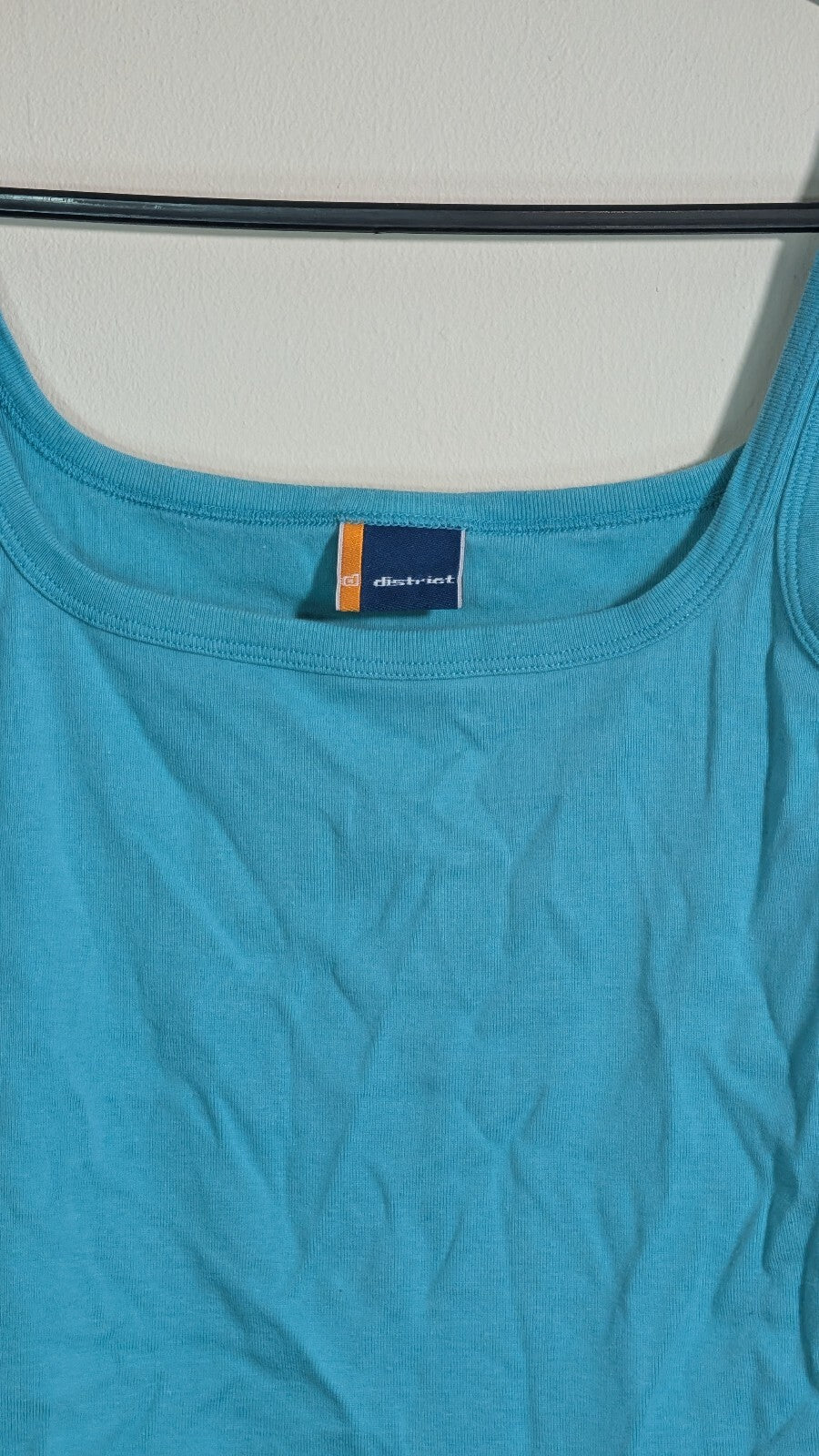 District Women's Vest T Shirt - Green - Size 12