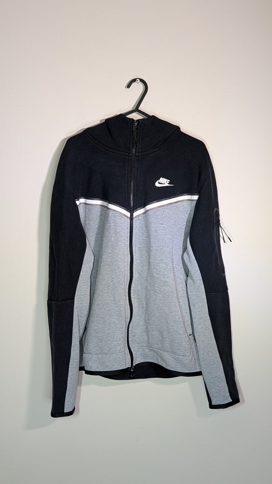 Nike Men's Tech Jacket - Grey - Size Medium