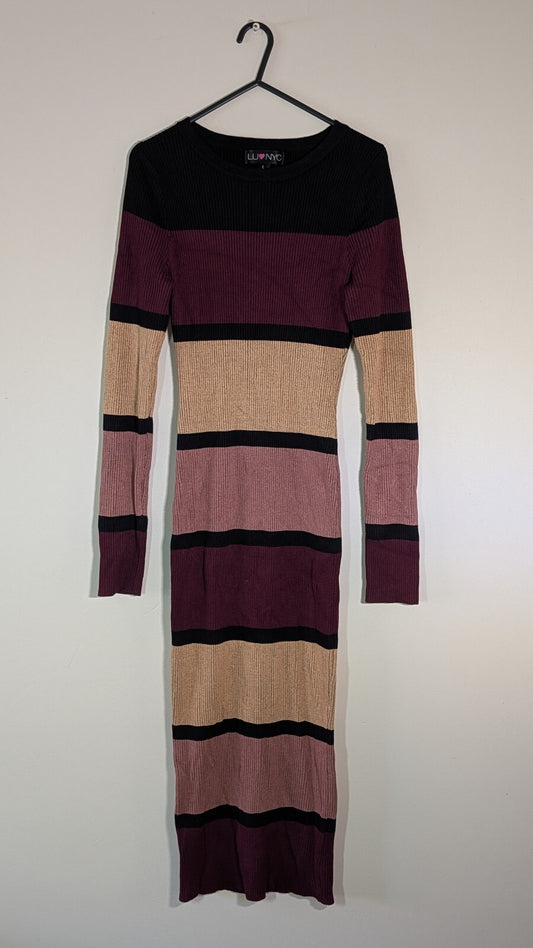 LU NYC Women's Dress - Black - Size Large