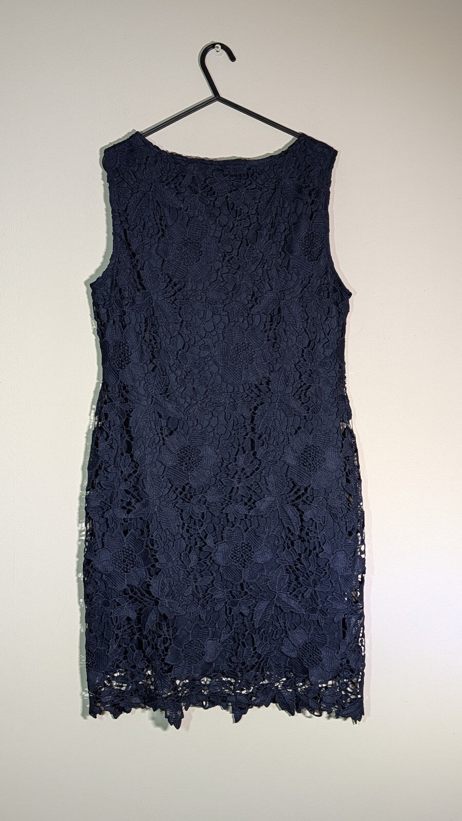 Wallis Women's Dress - Navy - Size 14