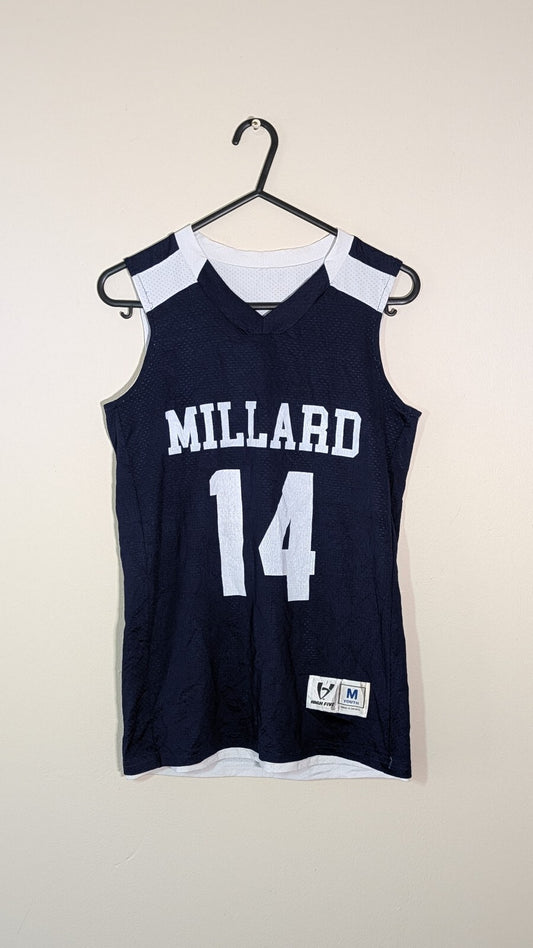 High Five Kid's Boys Basketball Vest - Navy - Size Medium