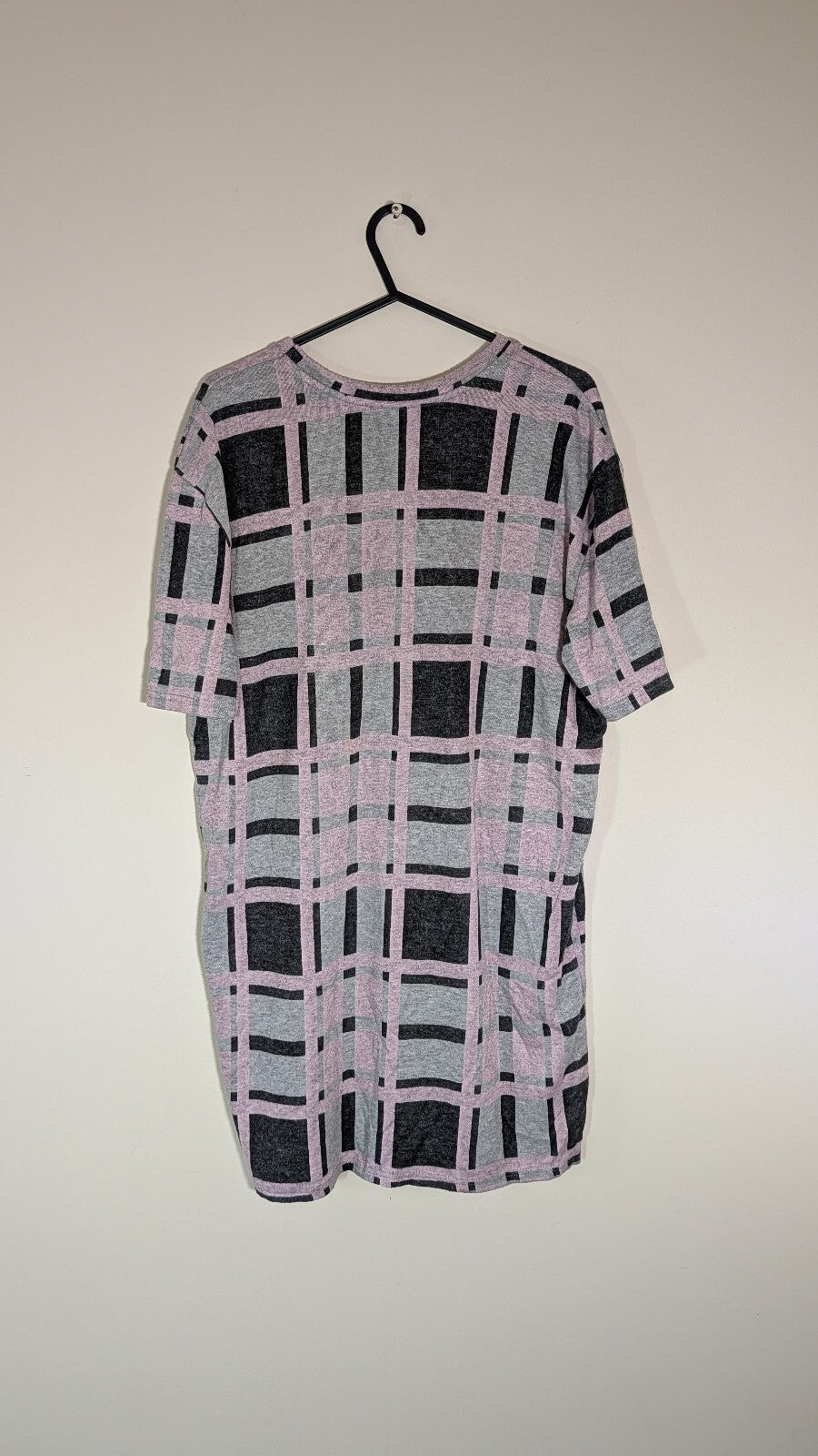 River Island Women's Check Dress - Grey - Size 8