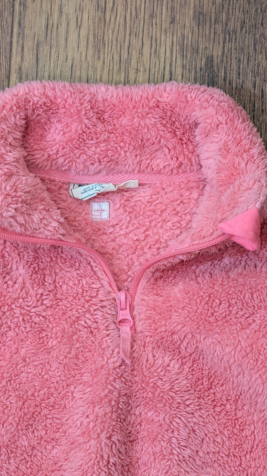 Mountain Warehouse Kid's Girls 1/4 Zip Jumper - Pink - Size 7-8 Years