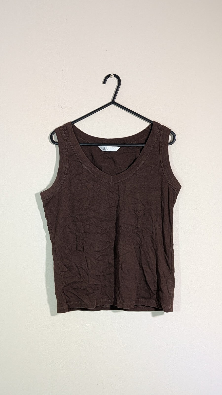 Bhs Women's Vest T Shirt - Brown - Size 16