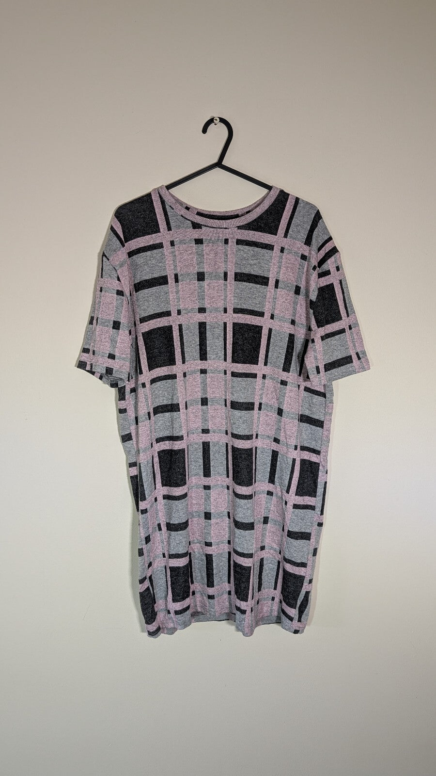 River Island Women's Check Dress - Grey - Size 8