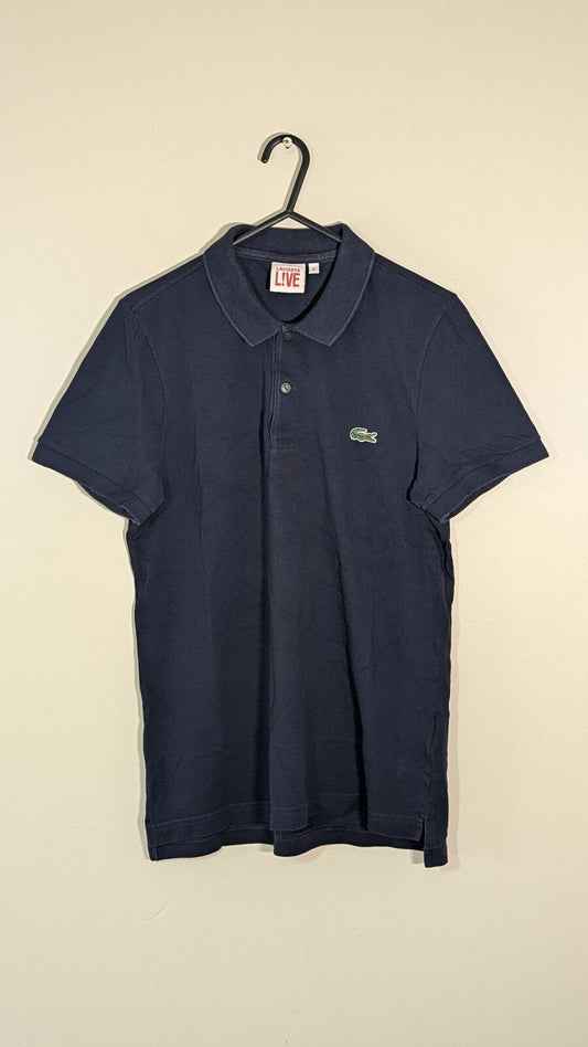 Lacoste Men's Polo T Shirt - Navy - Size 3 / Small